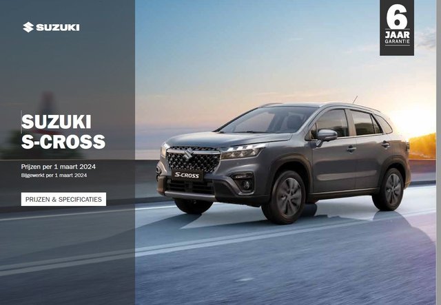 Prijslijst S-Cross