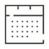 kalender groot donkergrijs