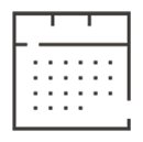 kalender groot donkergrijs